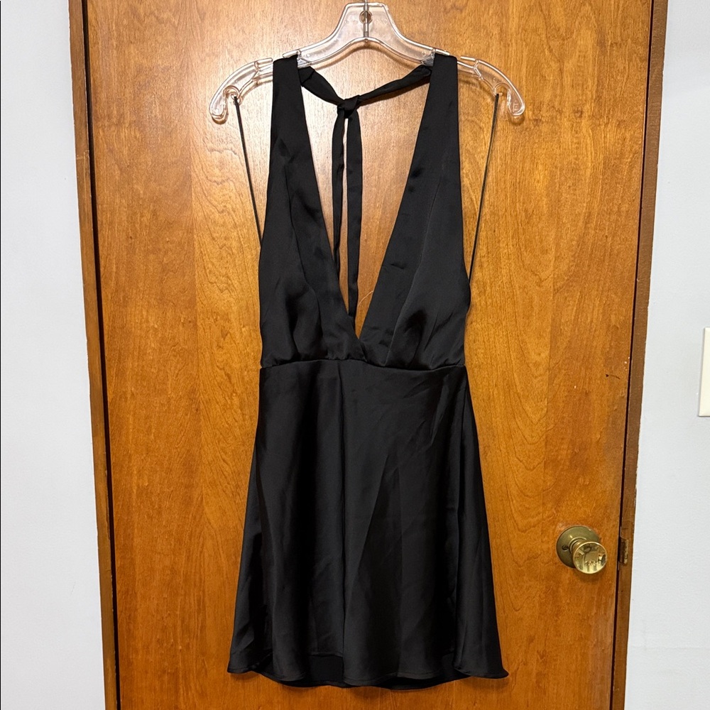 Zara Black Backless Dress - size M